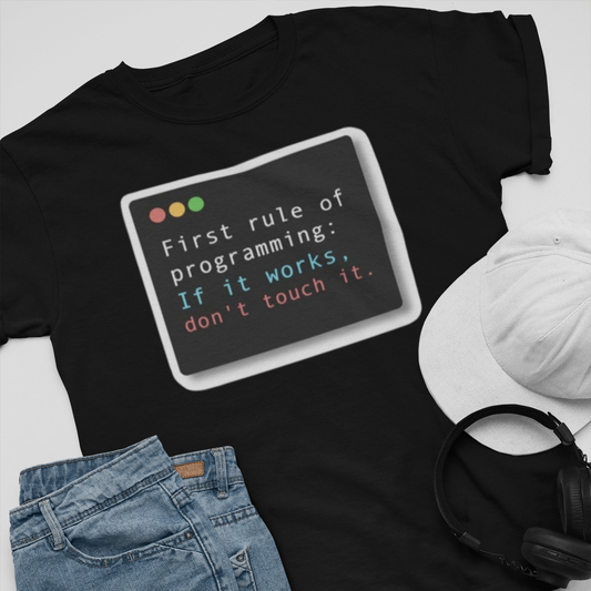 Programming Black Tshirt